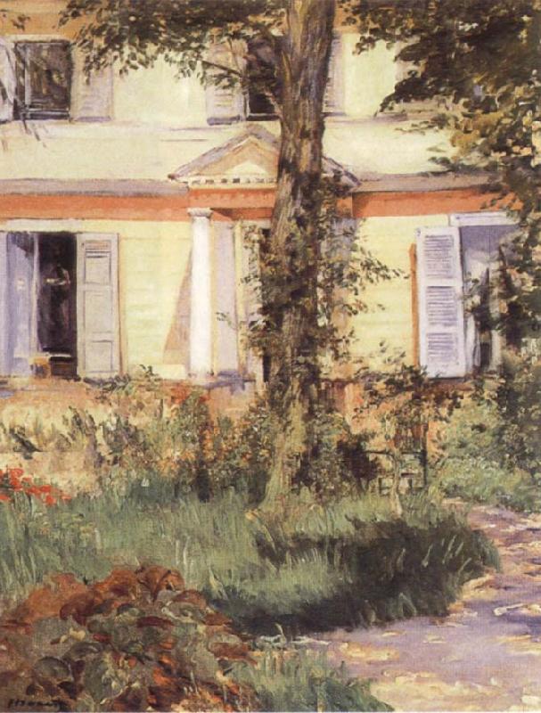Edouard Manet House at Rueil oil painting image